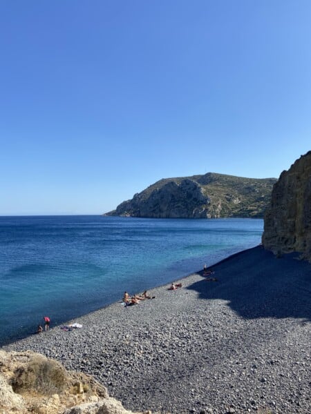Best beaches of Chios Mavra Volia